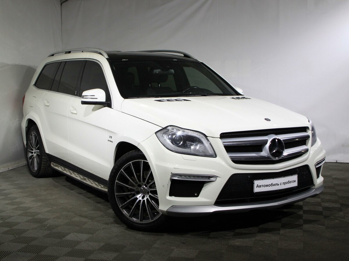 Mercedes Benz gl класс x166 белый