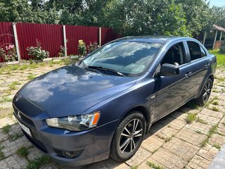 2008 Mitsubishi Lancer X, синий, 490000 рублей, вид 1