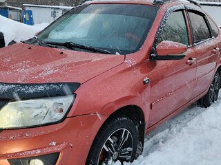 2014 Lada (ВАЗ) Granta I, оранжевый, 420000 рублей, вид 1