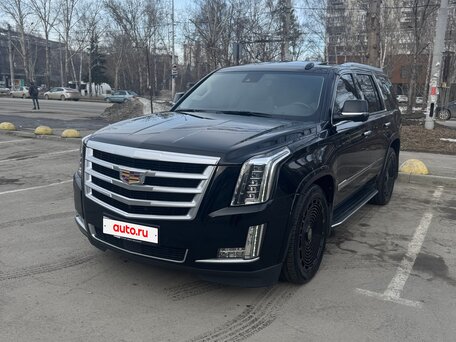 2016 Cadillac Escalade IV, чёрный, вид 1