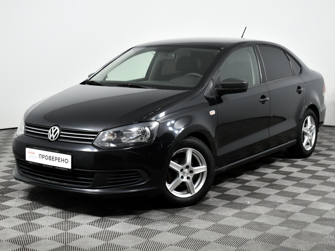 Купить б/у Volkswagen Polo V 1.6 AT (105 л.с.) бензин автомат в Москве: серебрис