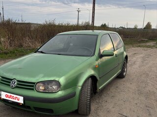 1998 Volkswagen Golf IV, зелёный, 210000 рублей, вид 1