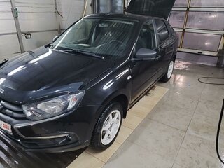 2018 Lada (ВАЗ) Granta I Рестайлинг, чёрный, 700000 рублей, вид 1