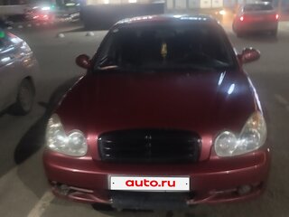 2004 Hyundai Sonata ТагАЗ IV (EF) Рестайлинг, красный, 385000 рублей, вид 1
