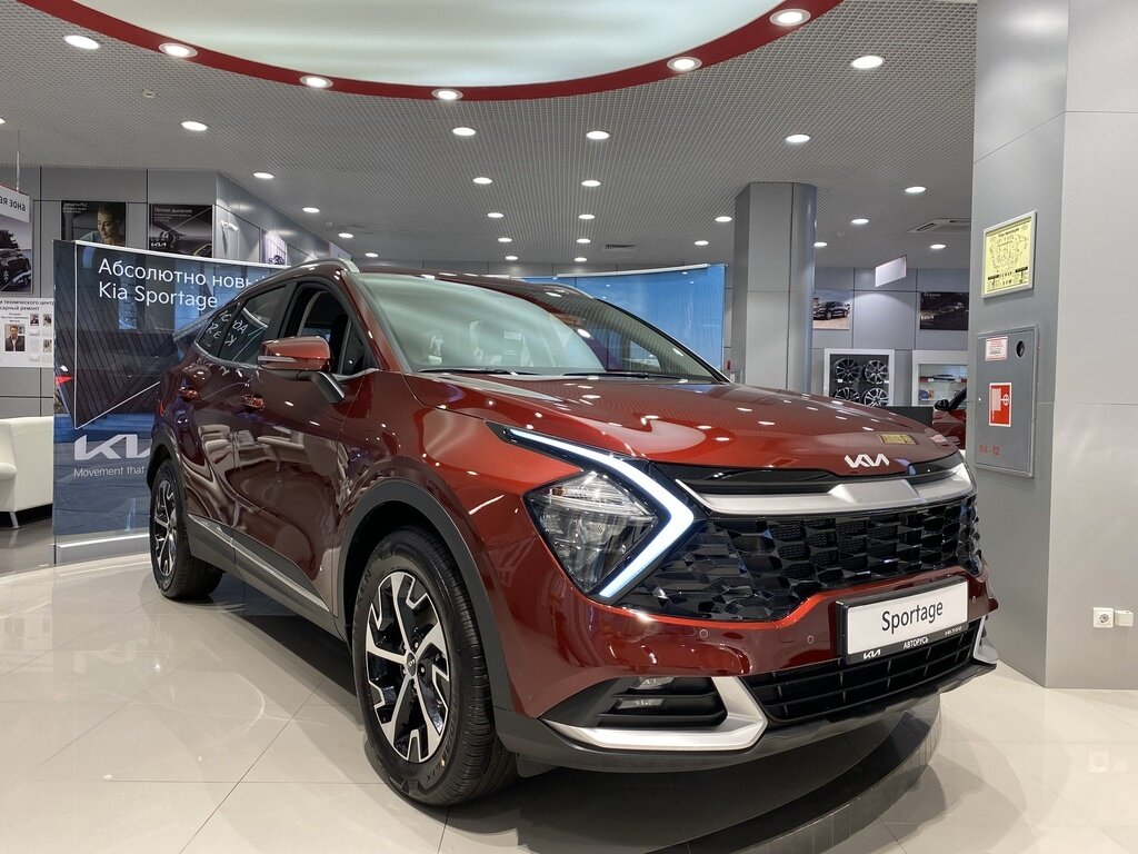 Купить б/у Kia Sportage V 2.5 AT (190 л.с.) 4WD бензин автомат в Москве: чёрный 