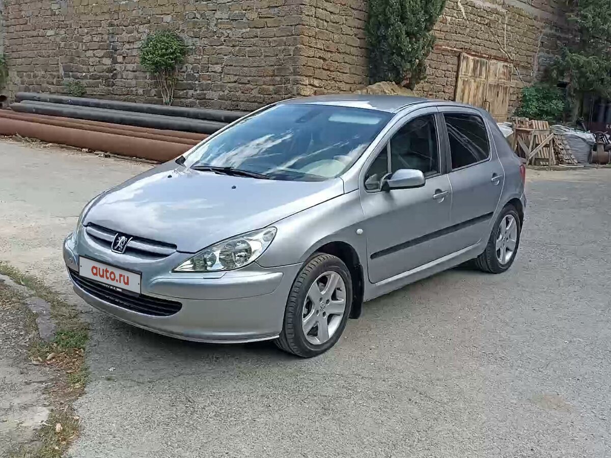 Купить б/у Peugeot 307 I 2.0 AT (137 л.с.) бензин автомат в Ялте: серый ...