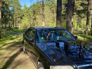 1992 Mercedes-Benz S-Класс 300 5-speed III (W140), чёрный, 1200000 рублей, вид 1