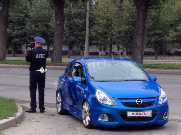 2008 Opel Corsa OPC D, синий - вид 1