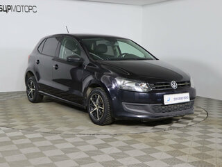 2011 Volkswagen Polo V, чёрный, 429990 рублей, вид 3
