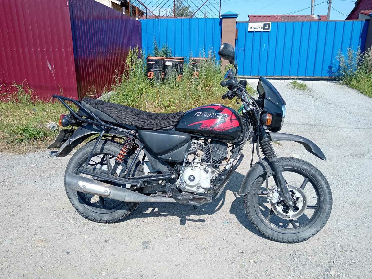 Купить б/у Bajaj Boxer BM 150X карбюратор 5 передач в Магадане: чёрный ...