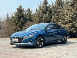 2022 Hyundai Elantra VII (CN7), синий, 1400000 рублей, вид 1