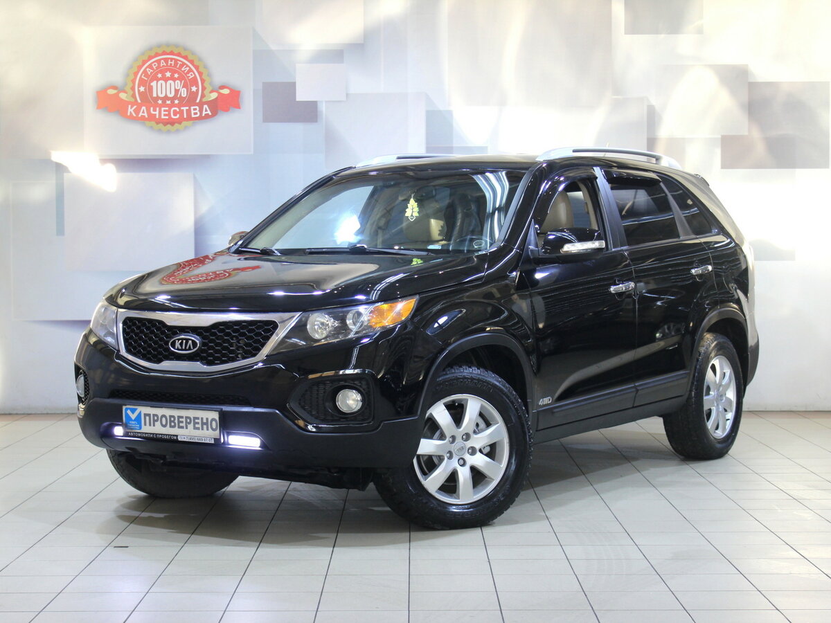 Киа Соренто 2010 черный