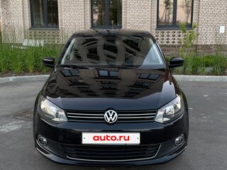 2014 Volkswagen Polo V, чёрный, 849000 рублей, вид 1