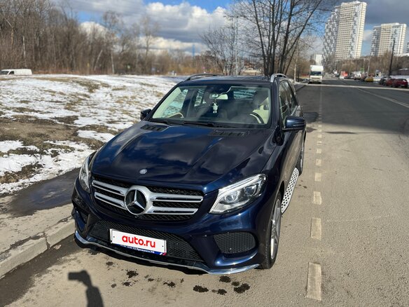 2015 Mercedes-Benz GLE 250 d I (W166), синий, 3390000 рублей - вид 1