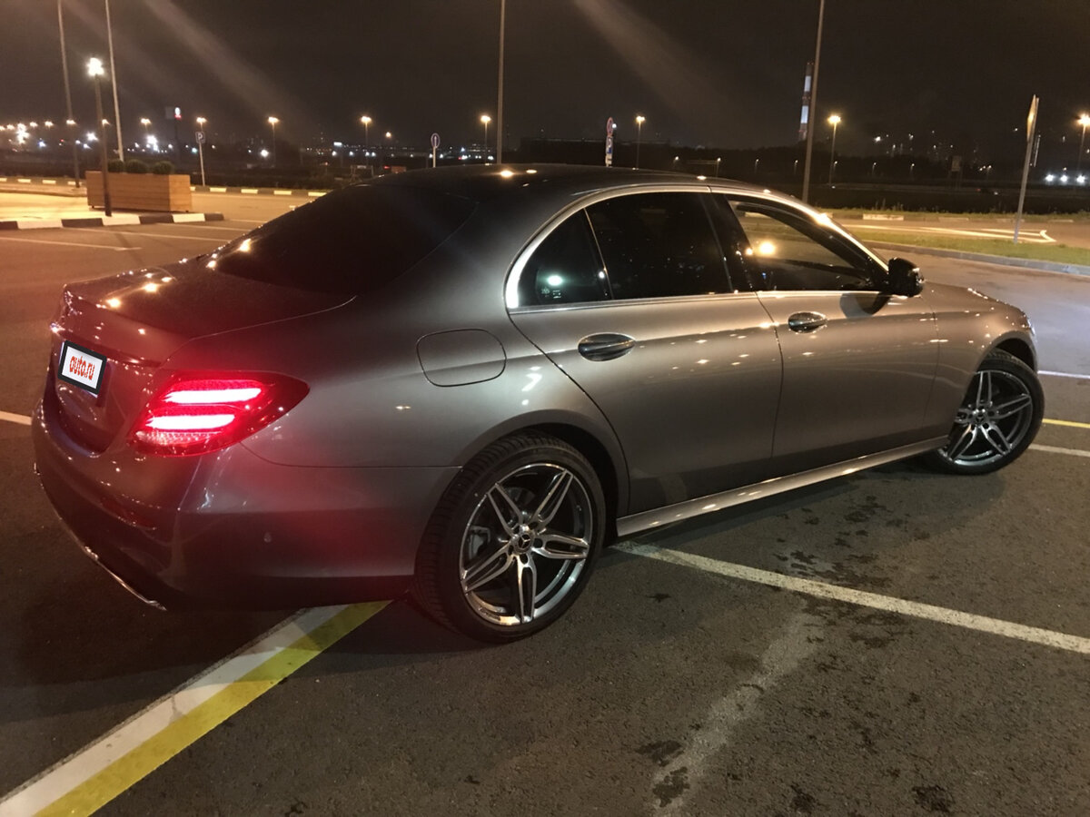 Mercedes w213 зима