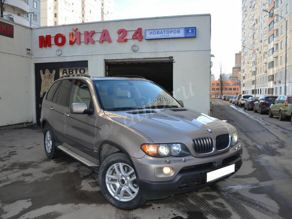 2006 BMW X5 3.0i I (E53) Рестайлинг, золотистый - вид 1