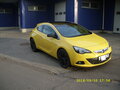 2013 Opel Astra GTC J Рестайлинг, жёлтый - вид 3