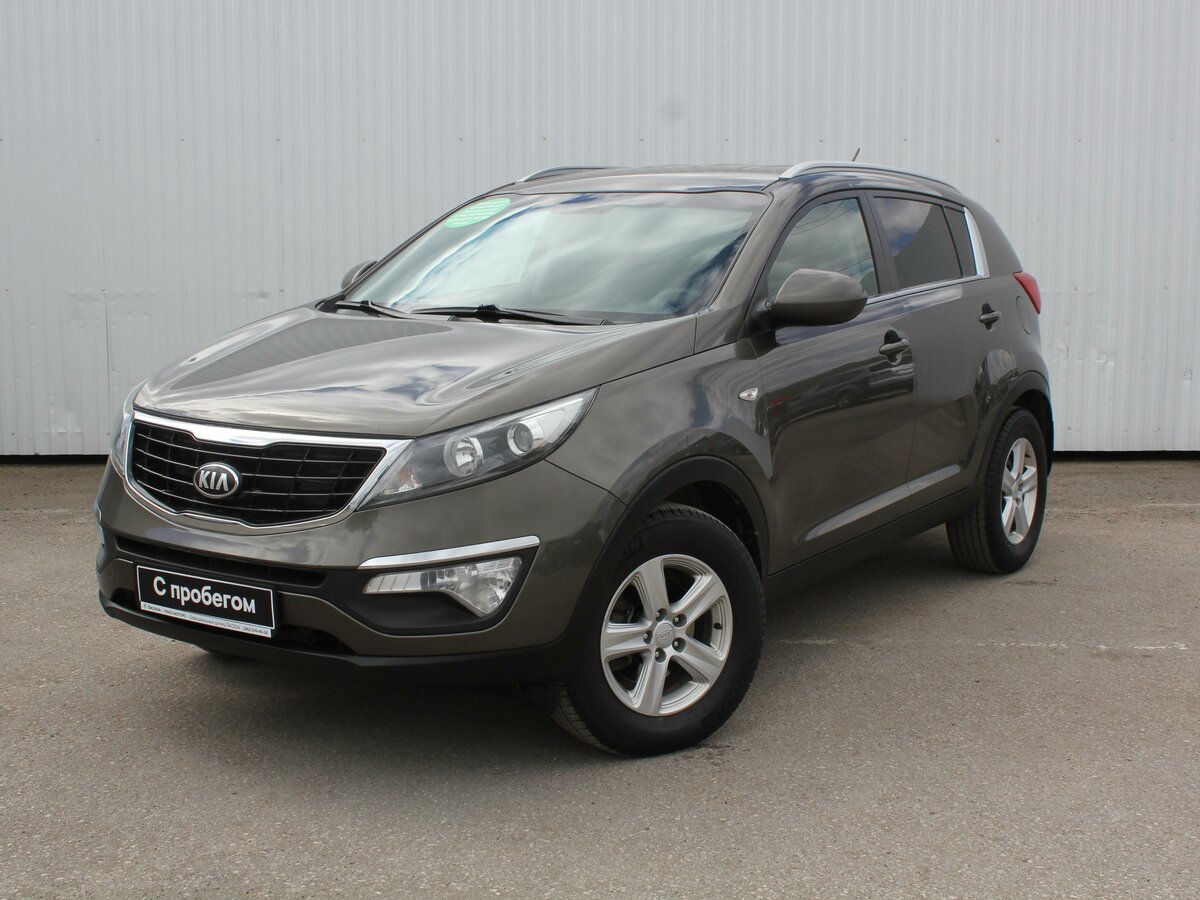 Kia Sportage III Рестайлинг серебристый