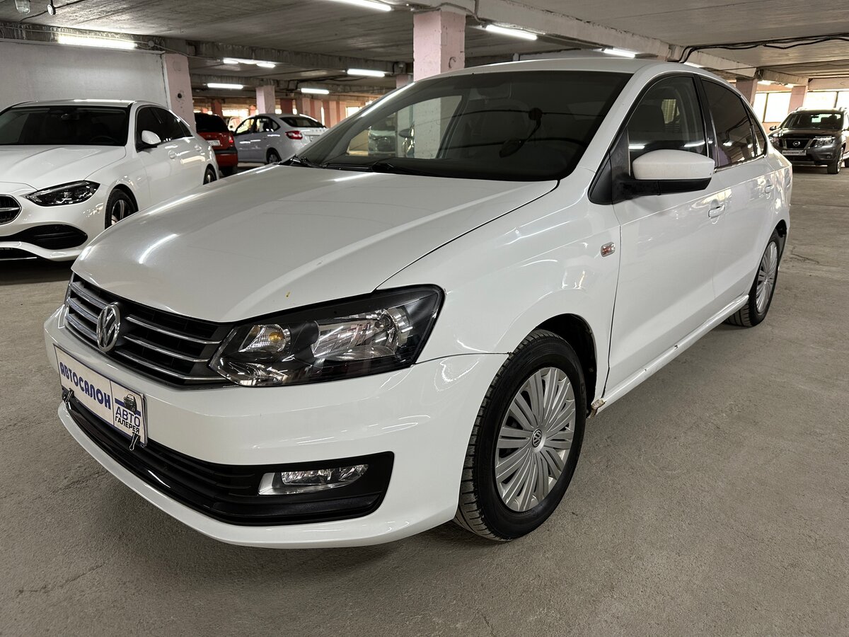 Volkswagen Polo 2017 Р±РµР»С‹Р№