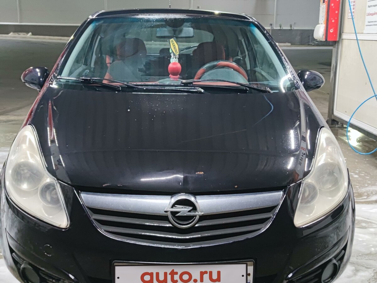 Купить б/у Opel Corsa D 1.2 AMT (80 л.с.) бензин робот в Орле: чёрный ...
