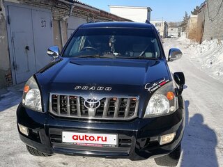 2007 Toyota Land Cruiser Prado 120 Series Рестайлинг, чёрный, 2445000 рублей, вид 1
