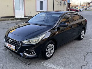 2018 Hyundai Solaris II, чёрный, 1250000 рублей, вид 1