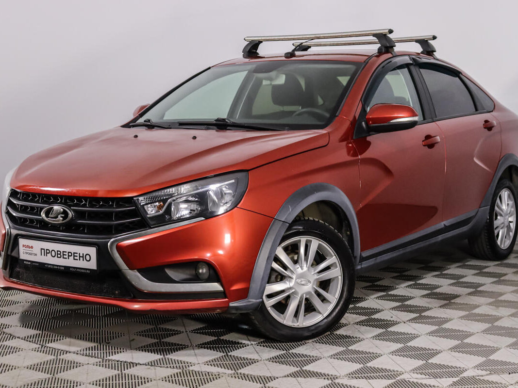 Lada Vesta 2017 красная