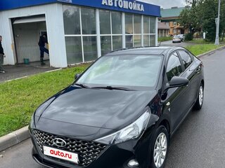 2021 Hyundai Solaris II Рестайлинг, чёрный, 1350000 рублей, вид 1