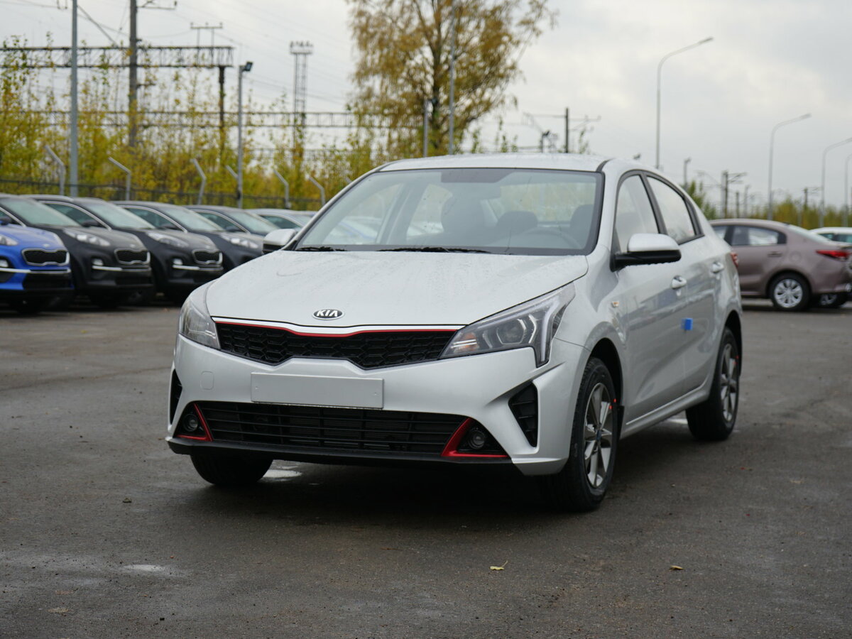 Киа рио 4 рестайлинг фото Купить новый Kia Rio IV Рестайлинг 1.6 AT (123 л.с.) бензин автомат в Санкт-Пете
