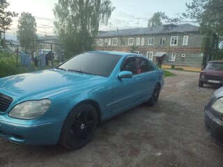 2001 Mercedes-Benz S-Класс 320 IV (W220), голубой, 770000 рублей, вид 1