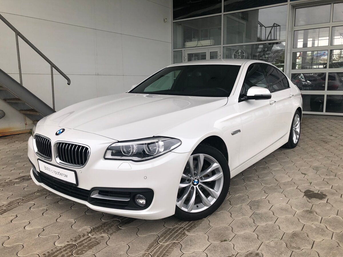BMW 5 белый мат