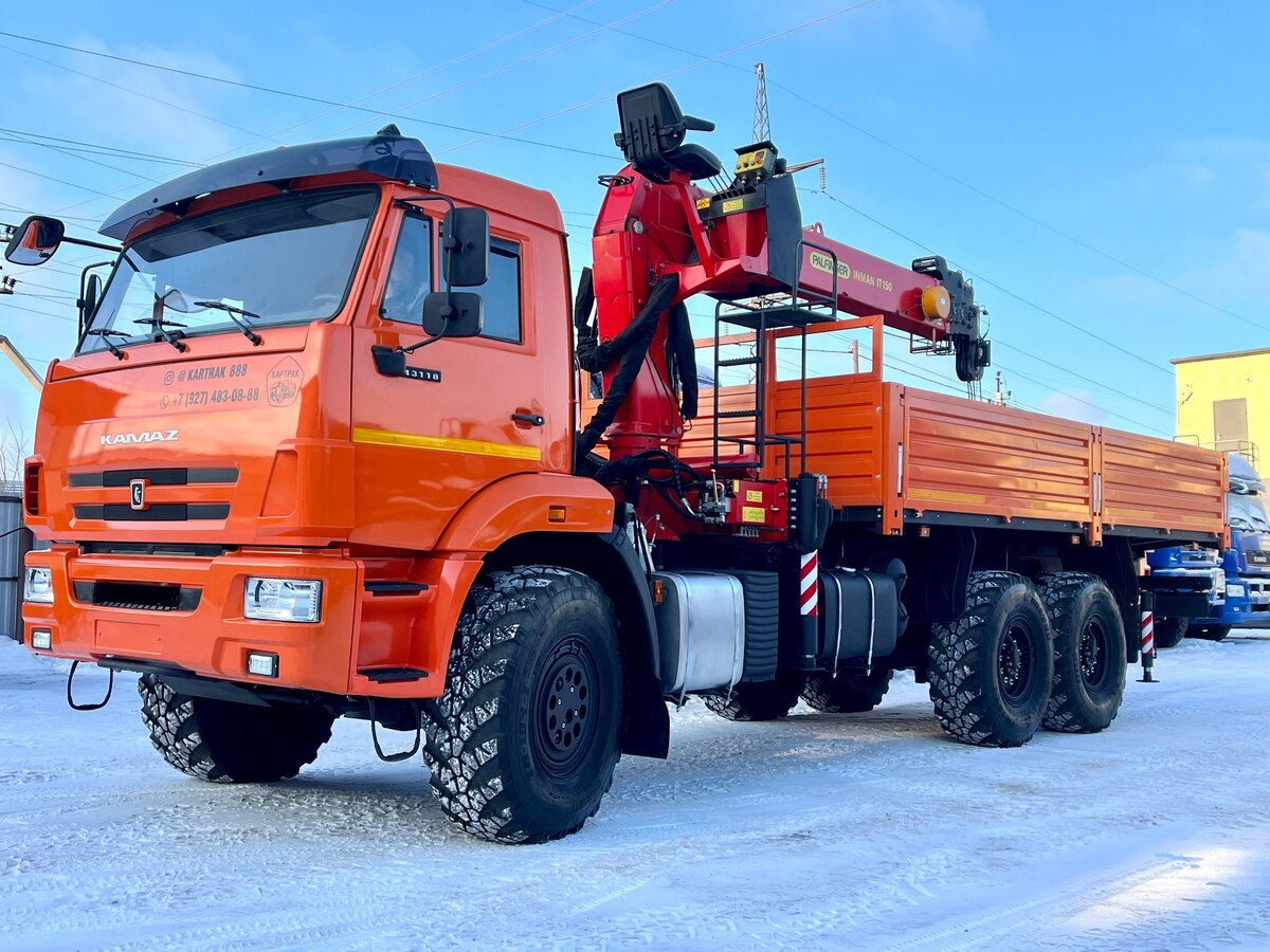Купить б/у КамАЗ 43118 дизель механика в Набережных Челнах: оранжевый ...