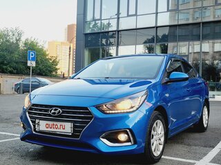 2018 Hyundai Solaris II, синий, 1650000 рублей, вид 1