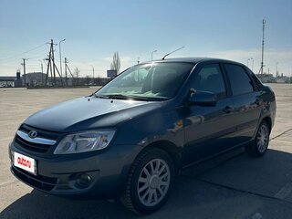 2014 Lada (ВАЗ) Granta I, серый, 520000 рублей, вид 1