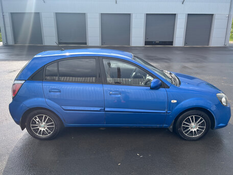 2010 Kia Rio II Рестайлинг, синий, 520000 рублей, вид 3