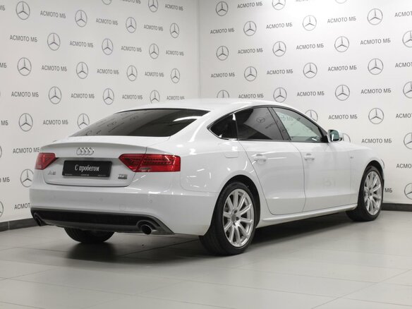 2015 Audi A5 I (8T) Рестайлинг, белый - вид 3