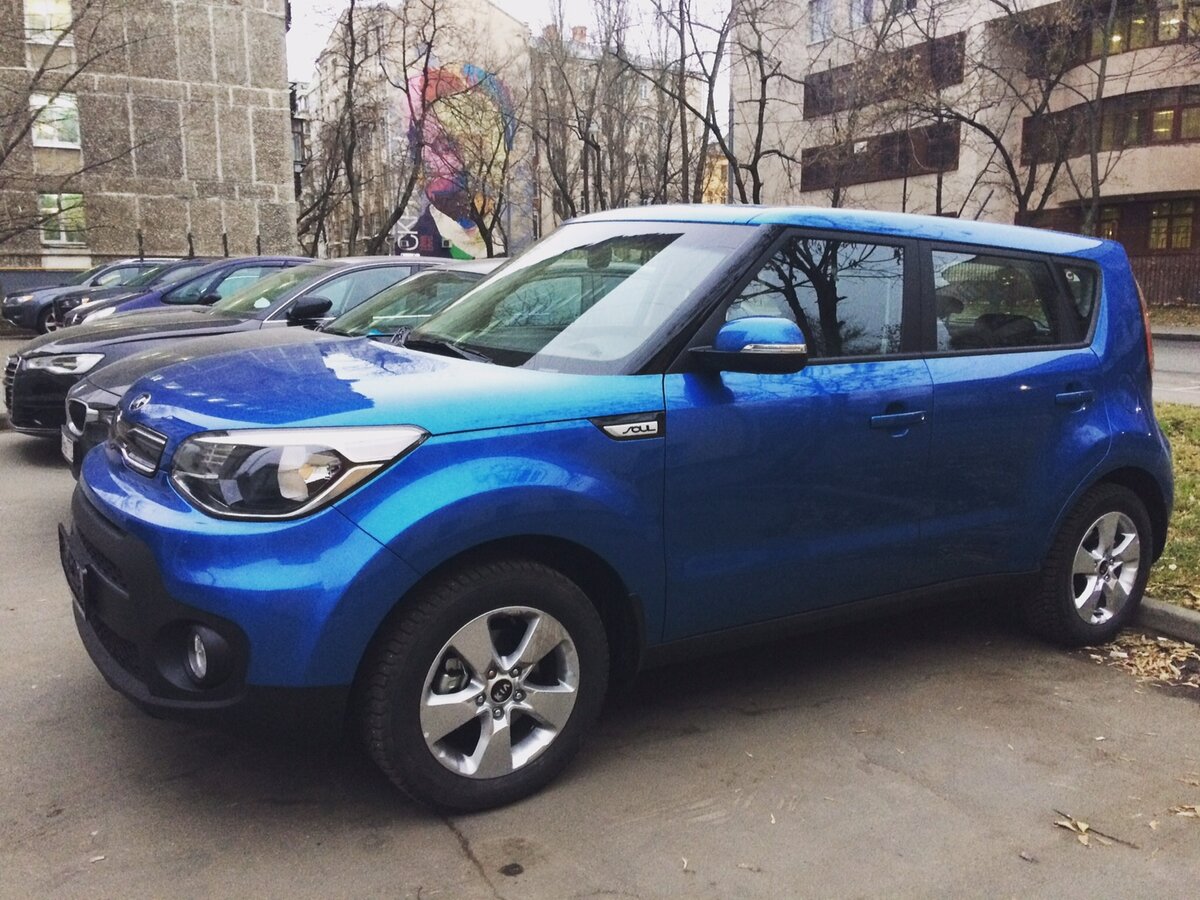 Киа соул голубая 2015