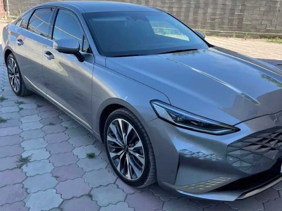 Купить б/у Kia K8 I 2.5 AT (198 л.с.) бензин автомат в Алматы: серый ...