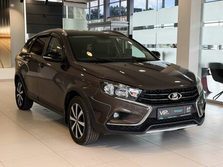 2021 Lada (ВАЗ) Vesta SW Cross I, чёрный, 1215000 рублей, вид 3