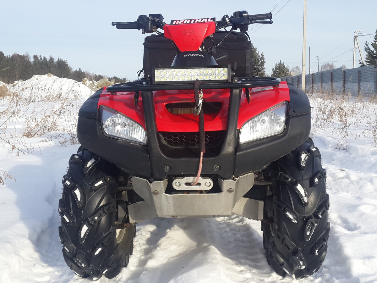 Квадроцикл Honda FOURTRAX Rincon atv назад