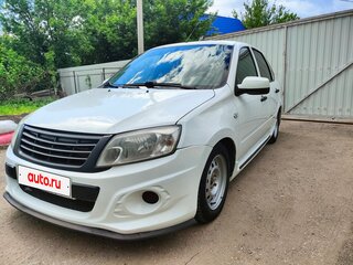 2013 Lada (ВАЗ) Granta I, белый, 415000 рублей, вид 1