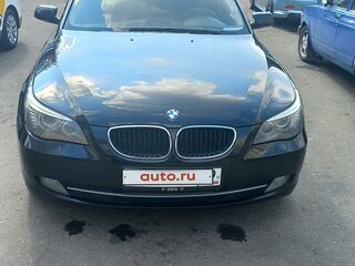 2008 BMW 5 серии 520i V (E60/E61) Рестайлинг, чёрный, 1150000 рублей, вид 1
