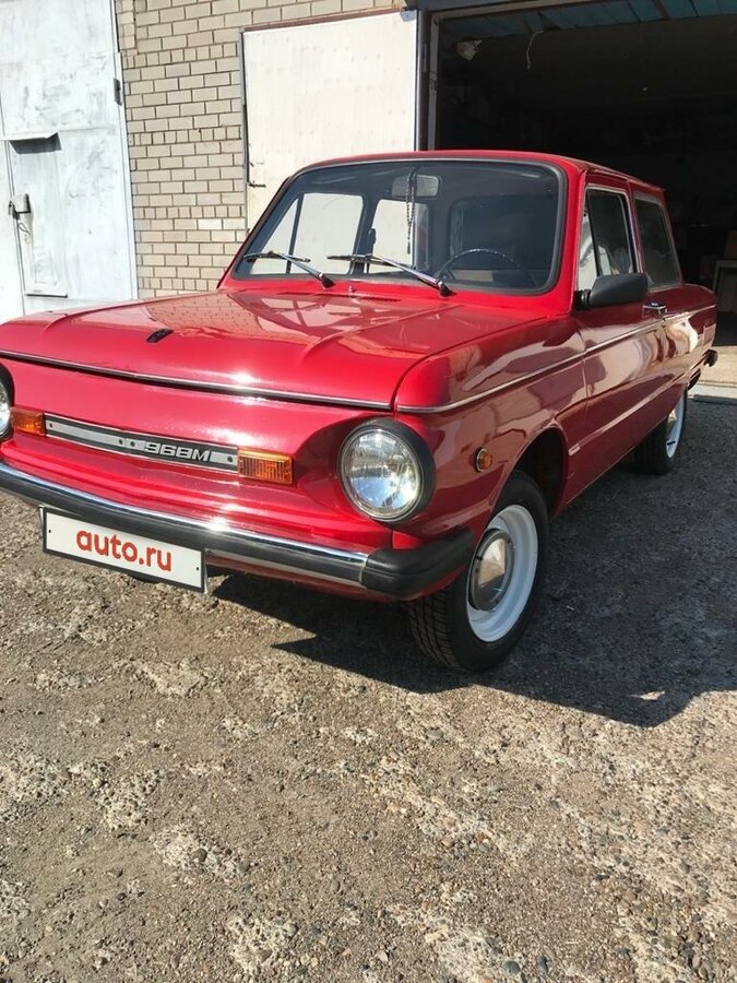 Заз 968м красный