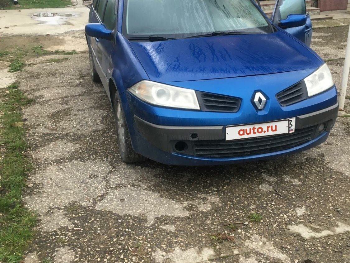 Рено меган синий