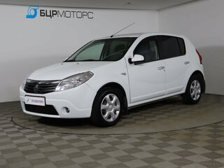 2013 Renault Sandero I, белый, 839990 рублей, вид 1