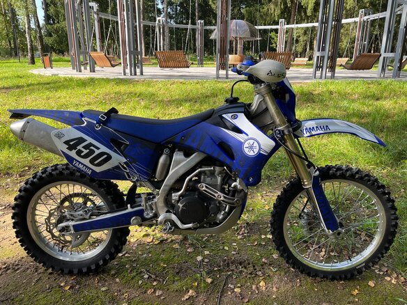 2011 Yamaha WR450F, синий, 480000 рублей - вид 4