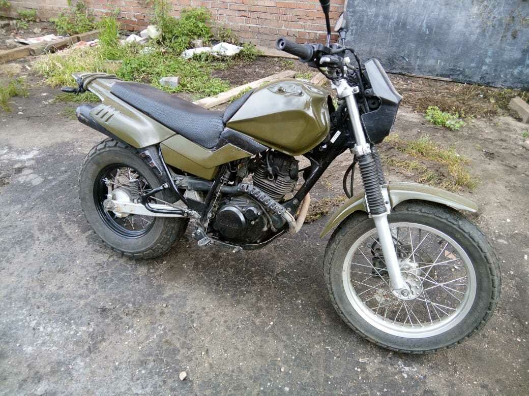 Yamaha TW 200 В лесу