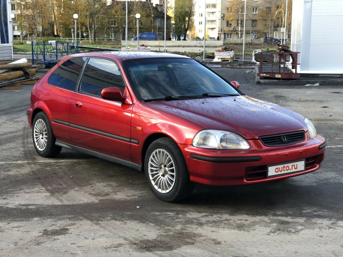 1998 Honda Civic VI, красный - вид 2.