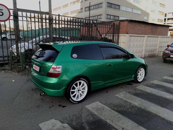2002 Honda Civic Type R VII, зелёный