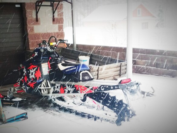 2014 Polaris 800 PRO-RMK, синий